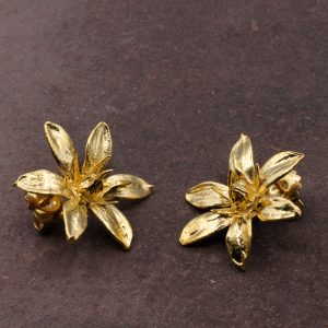 Clous fleur d’eucomis plaqué or