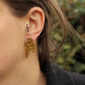 Clous feuille de vigne plaqué or